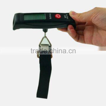 best quality small LCD display electric luggage scale with belt