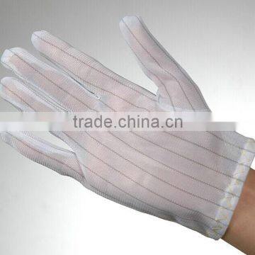 Striped Lint Free Cleanroom ESD glove