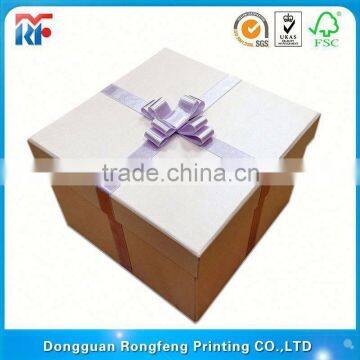 golden stamp logo gift packaging box