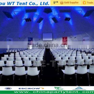 Outdoor Steel Frame Commercial Event Geodesic Dome Tent for Sale photo-5