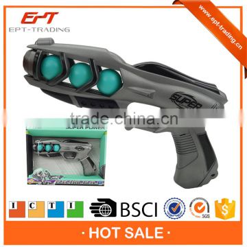 Crazy selling battery operated gun saft lighting toy guns for boys