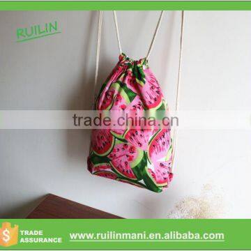 New 1PCS string backpack Sport Gym backpacks Swim Dance Shoe Backpack , Duffle Nylon Drawstring Bag For Girls
