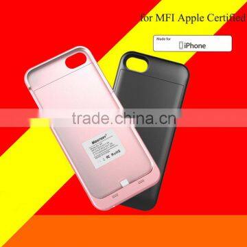New Product 4000mAh Battery Case Backup Power Bank Cell Phone Case Cover for iPhone 7 Charger Protective Cover