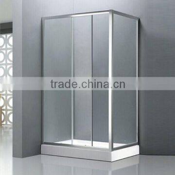 bearings for box shower TB-T3310 simple glass cheap bent curved tempered glass for shower bearings for box shower