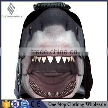 2016 outdoor sports bag student bag shark personality student travel leisure bag