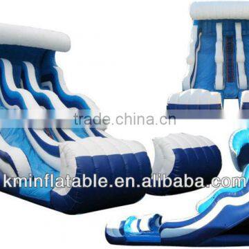 Inflatable water slide