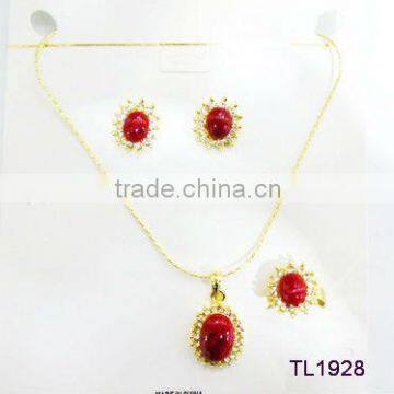 Wholesale necklace set fashion jewelry set murano glass necklaces