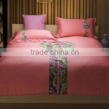 100% cotton luxury embroidery bedding sets Chinese Style Royal feeling bedding set