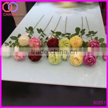 real touch single artificial peony wedding flower wholesale