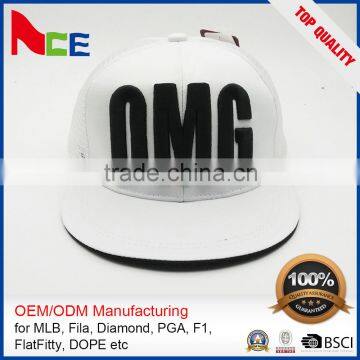 Black White Foam Mesh Trucker Cap 5-Panel Foam Mesh Distressed Mesh Trucker Caps