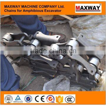 Chain and Floating Track for HITACHI Amphibious Pontoons , MAXWAY Machine Company photo-5