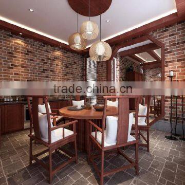 old style 3d brick wallpaper washable wallpaper for bathroom