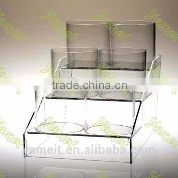 Acrylic material products manufacturer high quality multifunction pencil box acrylic pen holders plexiglass pen case for