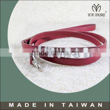 popular red crystal dog leash/pet&cat&dog collar