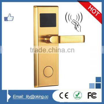 Free software stainless steel RFID smart hotel lock