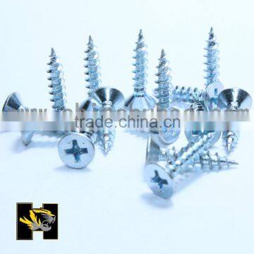 zinc plated chipboard screw wood screw fibre board screw