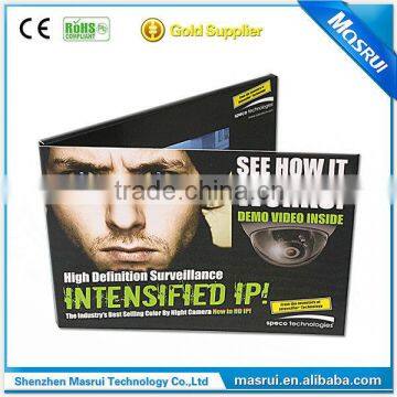 Factory offer lcd video brochure