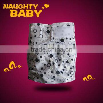 Wholesale Naughty baby Reusable Washable hook & loop Pocket baby Cloth Diaper nappy factory