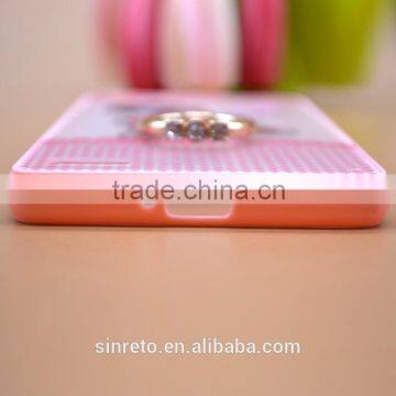 Newest Fashion Perfume TPU+PC 2-in-1 Hybrid Pattern Painting Phone Case With Ring Bracket For Oppo A33 photo-5