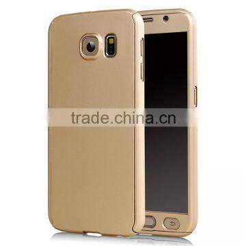LZB New arrival 360 degree all protective Case for samsung galaxy s6 tempered glass protector