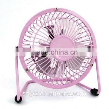 New Arrival Computer Fan For Sale Mini Ideal Home Bedroom Office Tabletop Fan Super Mute PC Computer Laptop Metal USB Cooler