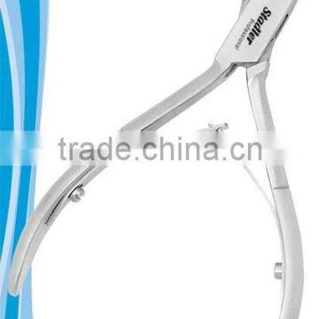 Manicure and pedicure instruments toe nail nipper double spring stainless steel 13.5 cm