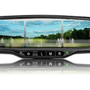 Multiple Display Rearview Mirror With Triple/double Monitor 4/6 Videos Input Special for Truck and Trailer photo-5