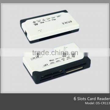 USB 2.0 Multi 6 slots Card Reader sim card reader(OS-CR113)