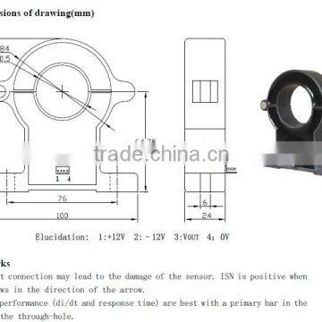 strommessung hallsensor hall effect current sensor