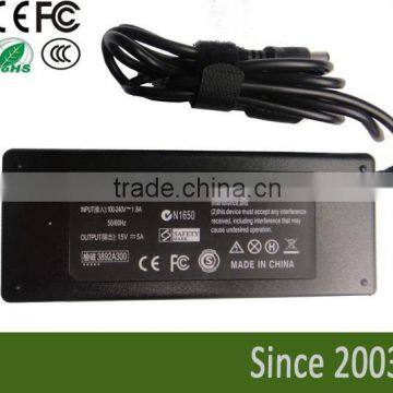 15V 5A NOTBOOK AC Adapter fit for Toshiba PA3283U-1ACA, PA3283U-2ACA, PA3283U-3ACA Notebook charger for Satellite 1400