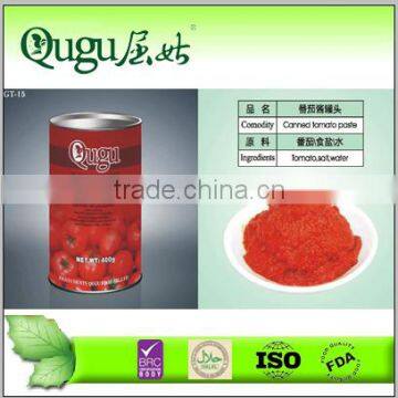 HACCP hot sale Tomato Paste canned easy open lid