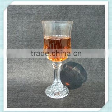 Fine white material whiskey glass crystal lead free whiskey glass cup goblet whiskey cup for sale