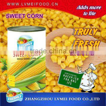 canned sweet corn