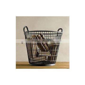 metal waste paper basket