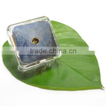Edelweiss See-Through Wind Up Music Box Gold Plated Retro Music Box