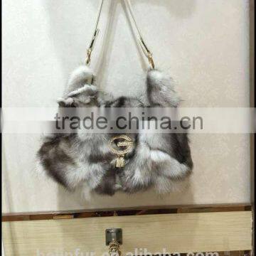 new style Fox fur handbag/fashion handbags