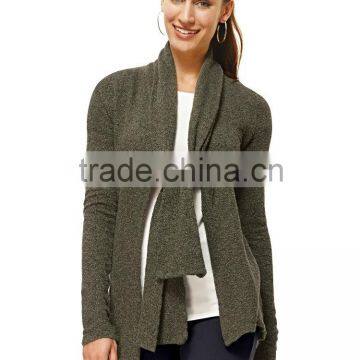 16HLC2006 Bamboo Cotton Scarf Cardigan Sweater