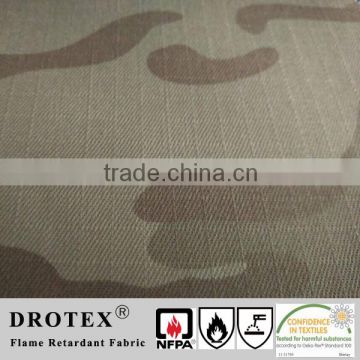 Wholesale 260gsm Cotton Nylon FR Ripstop Waterproof Camouflages Fabric for Uniform