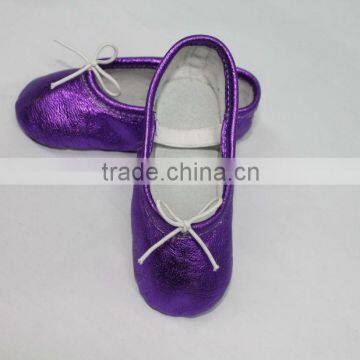 Metalic Baby Ballet Shoes (Purple)
