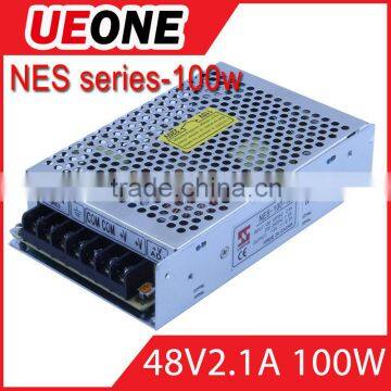 Hot sale 100w 48v 2.1a switching power supply CE factory price NES-100-48