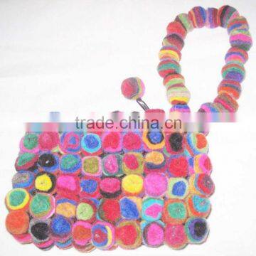 felt purse