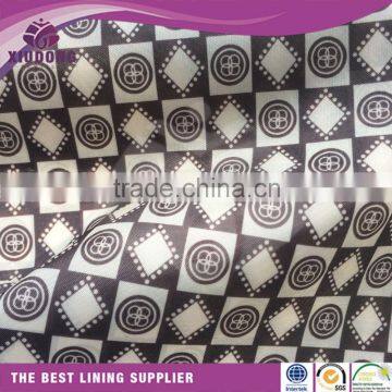 taffeta printing fabric 210T taffeta printing emboss /fabric for clothing lining / jacket lining fabric