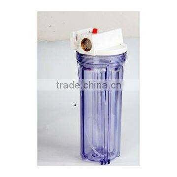 transparent Filter Housing/high quality plastic Water Filter Housing 10" Clear