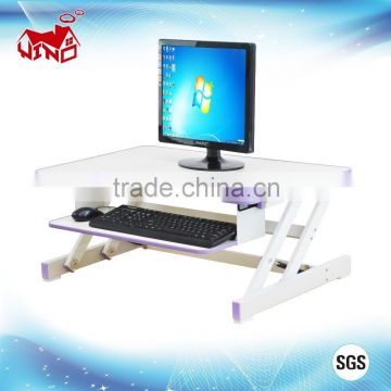 Height adjustable portable folding monitor stand laptop computer mobile stand