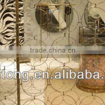 China Manufacturers Stainless steel ring metal mesh Metal Chains for Decoration Aluminum chain curtains Low Price Hot Sale