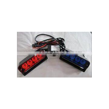 Police safety vehicle bule led strobe flash warning dash light MR01-2LED