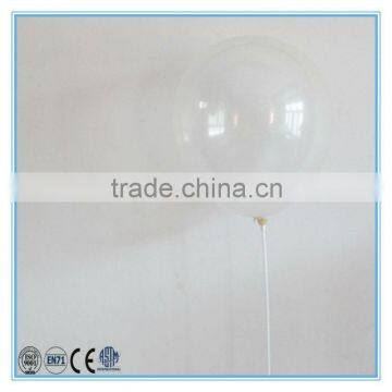 Transparent latex balloon decoration