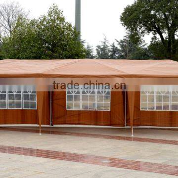 Outsunny 10' x 30' Gazebo Canopy Party Tent w/ 5 Removable Window Walls - Coffee photo-2