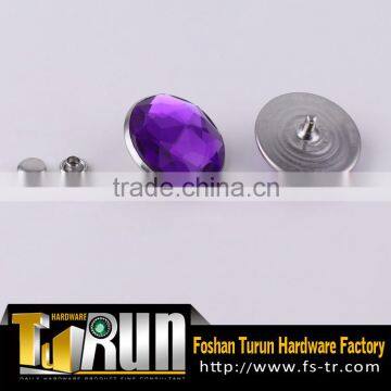 Wholesale Fancy High Quality Rivet With Crystal Stone photo-4