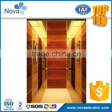 ISO9001 approved high quality low noice passenger lift elevator